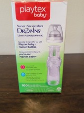 Playtex Baby Drop-ins Liners Baby Nurser Bottles 8-10oz 100t FREE SHIPPING