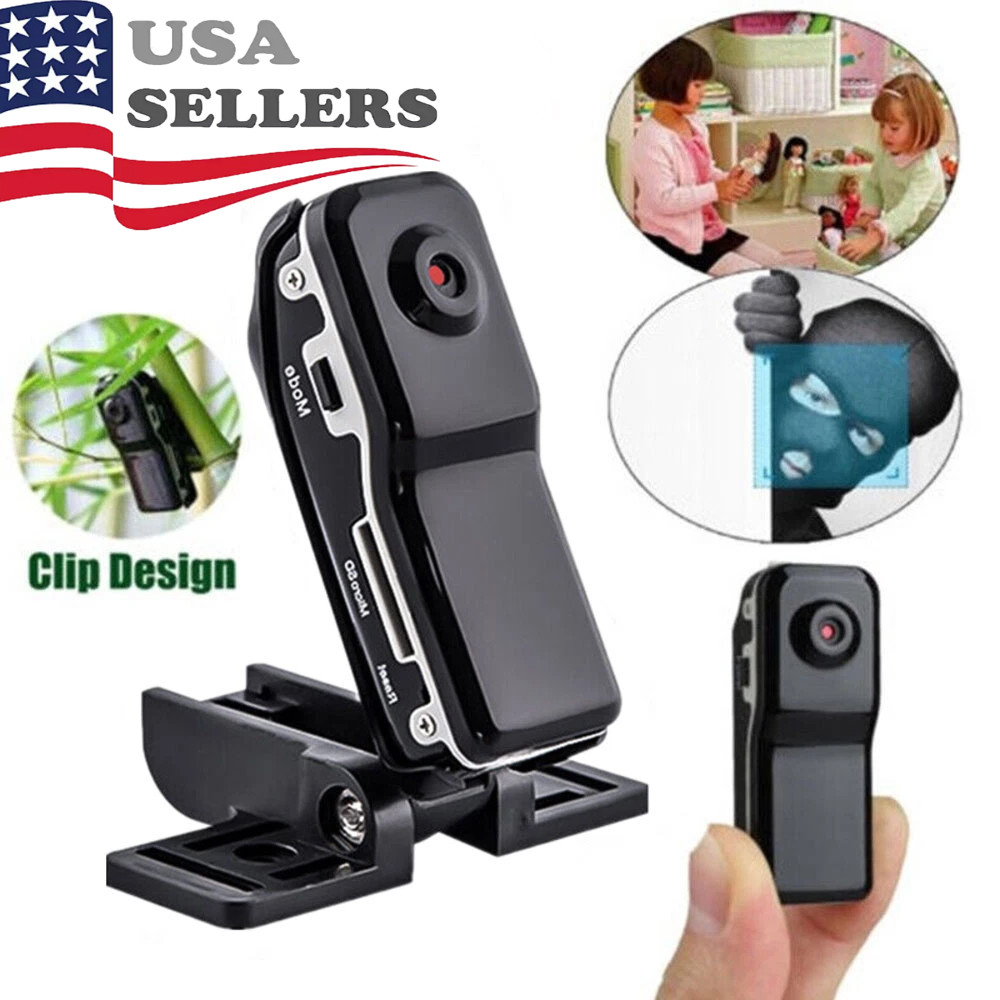 Mini Police Body Camera HD 1080P Video DVR Clip IR Night Cam Camcorder US