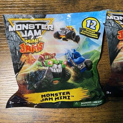 Brand New! Spin Master Monster Jam Mini Jams Monster Truck Blind Bag x2 Unopened