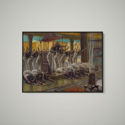 James Tissot - The Queen of Sheba Visits Solomon - Art Print on Paper or Canvas