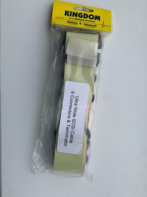 SCSI Ultra Wide internes Flachbandkabel 7 Stecker abnehmbarer Abschluss 68 Pin
