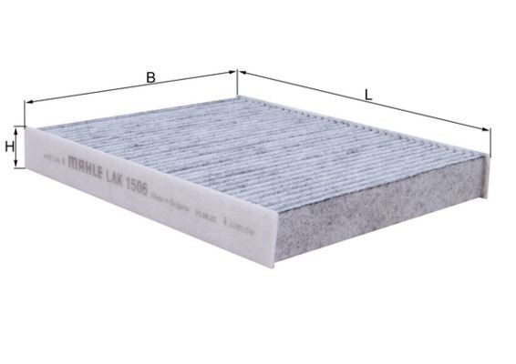 MAHLE LAK 1506 Cabin Air Filter Fits Lexus ES LBX LM RX UX NX 2 Mazda Subaru