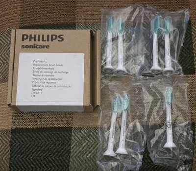 Philips Sonicare ProResults Set of 7 Replacement Brush Heads HX6018/31 New USA