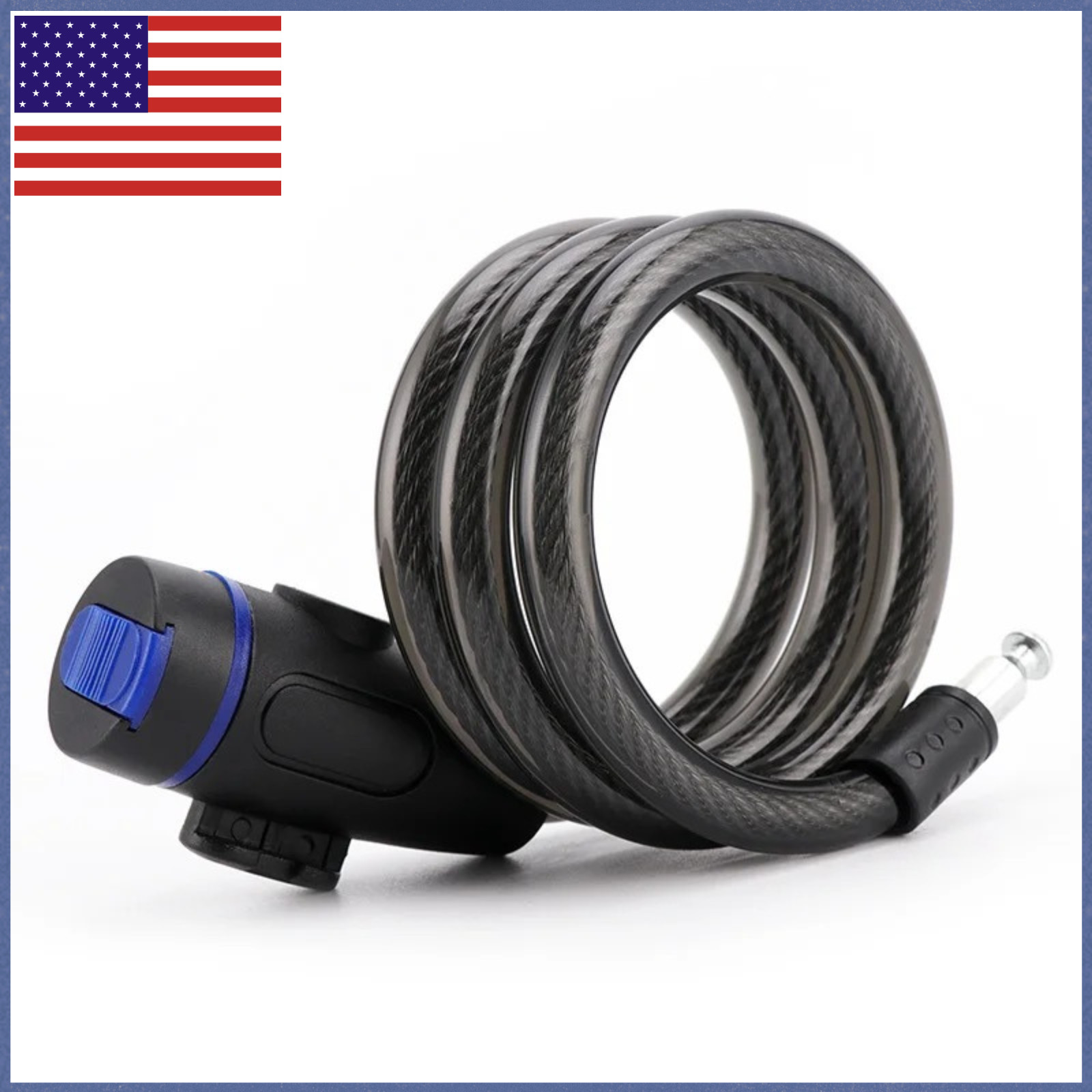 (New) Bike Lock Heavy Duty Cable Anti Theft Bicycle 2 Key Security Chain Scooter Lock (3.99 USD) (New) Bike Lock Heavy Duty Cable Anti Theft Bicycle 2 Key Security Chain Scooter Lock (3.99 USD)