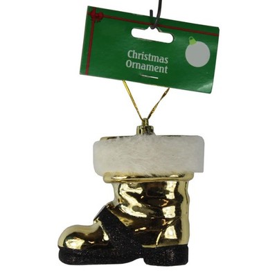1550 - Gold Xmas Boot Ornament |Pod 1-62|