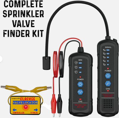  Clackee Irrigation Sprinkler Valve Locator +ADD  Controller Wire Tracer KIT
