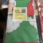 5 Vintage NOS  Paper Table Cover Christmas 54 x 96 Inch Rectangle; Santa, bears — photo 4