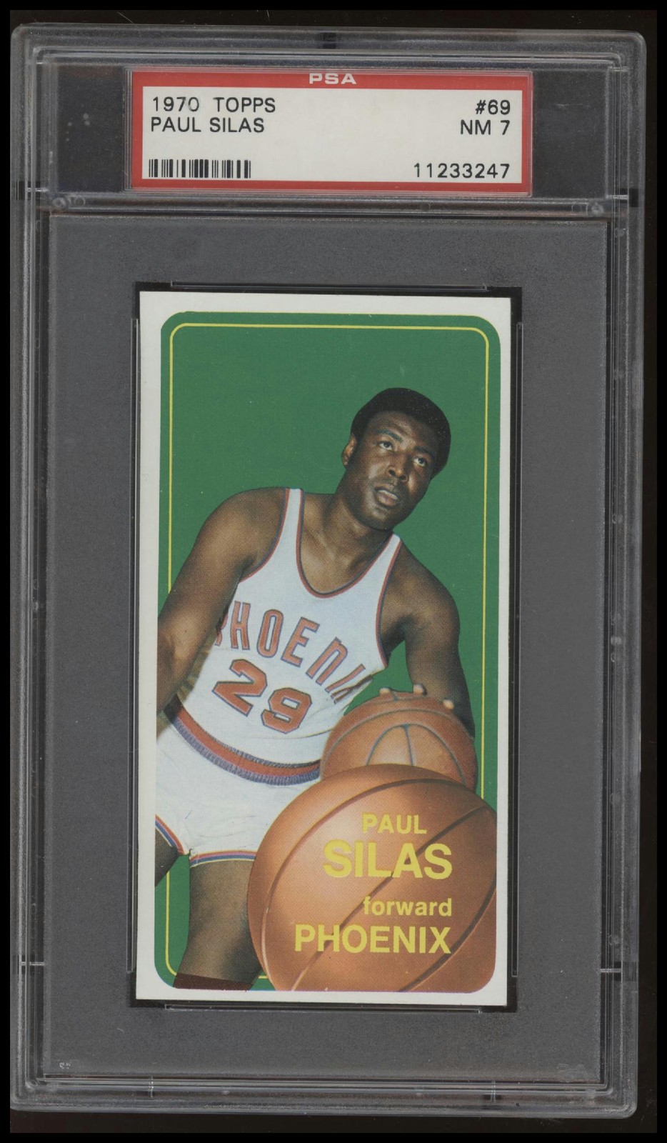 1970-71 Topps # 69 Paul Silas PSA 7 NM TheVintageCards