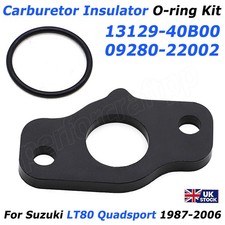 Carburetor Insulator Mountings Joint For Suzuki LT80 Quadsport 80 UK