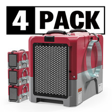ALORAIR 4 Pack 180 PDD Commercial Restoration Dehumidifiers with Pump Drain Hose