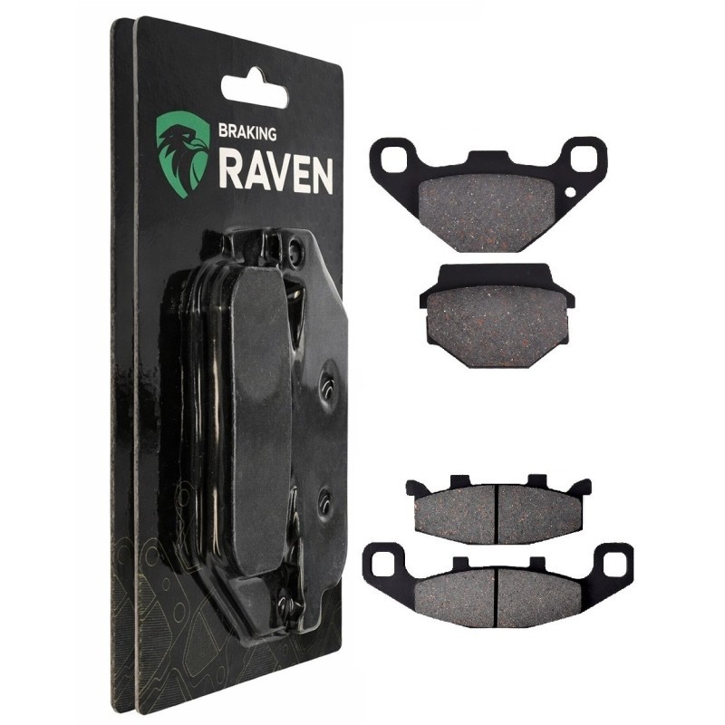Plaquettes de frein avant et arrière pour moto Kawasaki KLR 650 Tengai 1989