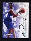 1997-98 Skybox Premium Autographics Century Marks 72/100 Chris Morris Auto