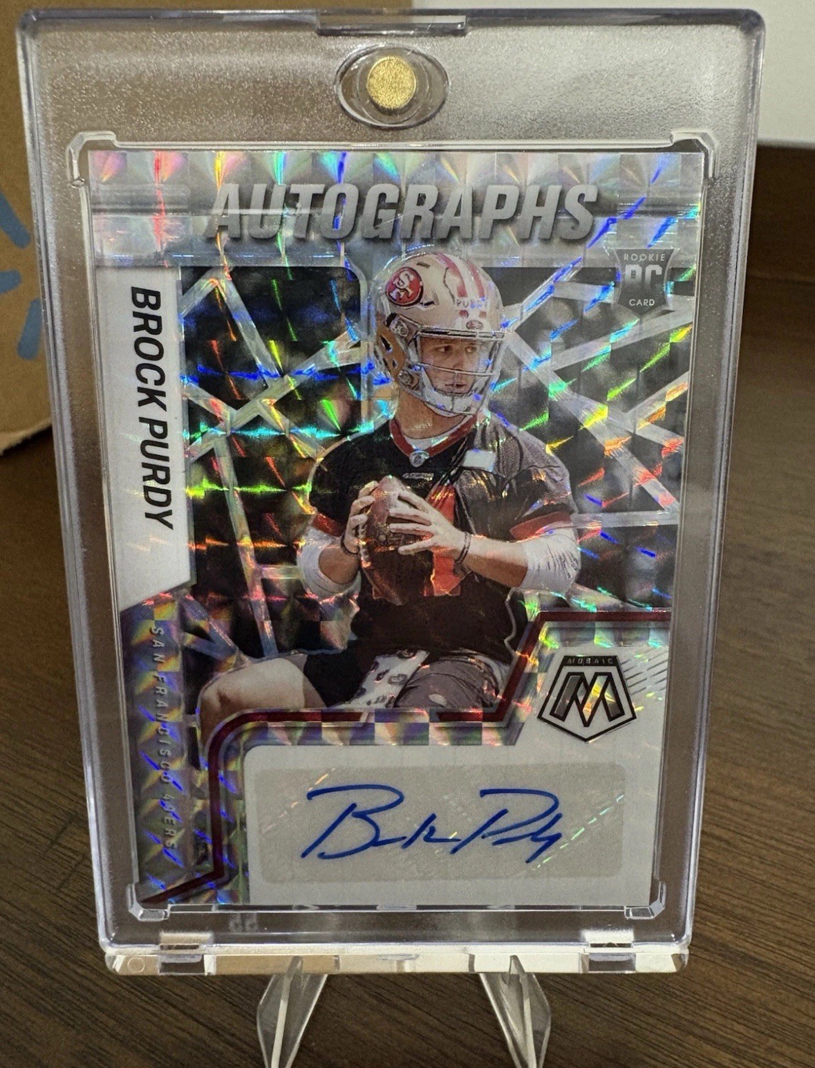 2022 Panini Mosaic - Rookie Autographs Mosaic Brock Purdy #RAM-BP (AU, RC)