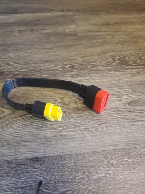OBDII 36cm Extension Cable for Snap On Scanner & OTC EVO Tech2 Autel Launch X431