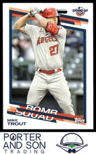 Mike Trout Bomb Squad 2022 Topps Opening Day #BS-8 Angels Baseball Card