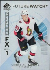 2017-18 SP Authentic Future Watch Spectrum FX Rookie #S-67 Christian Jaros