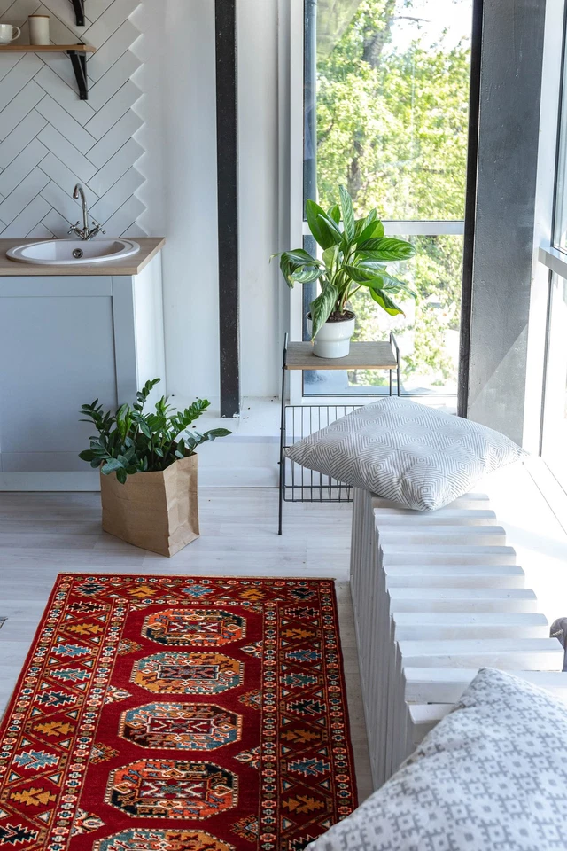 2'7" x 5'11" Hand Knotted Oriental Carpet Traditional Wool Area Rug - Image 2 of 4