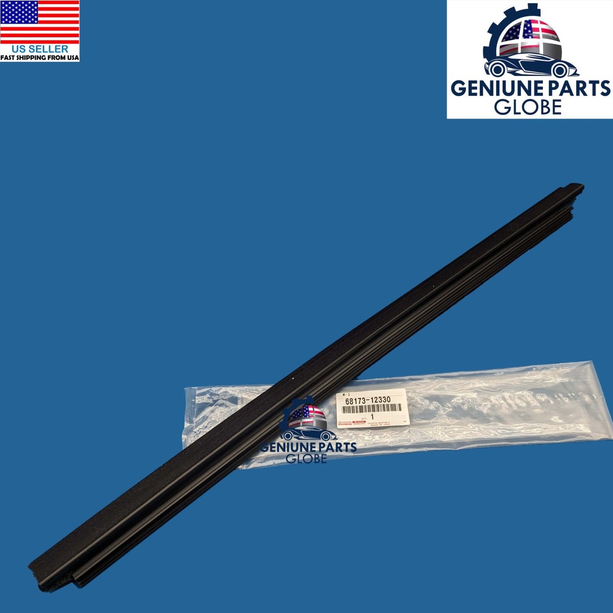 GENUINE OEM SCION 08-15 xB RIGHT REAR DOOR WINDOW BELT
