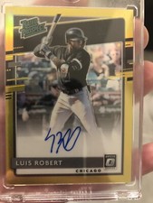 2020 Donruss Optic Rated Prospect Gold Autoragph Luis Robert 2/10