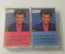 The Very Best Of Conway Twitty Cassettes 2  Tapes Pink  Blue