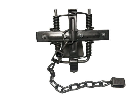 6 Duke 850 Pro Series Closed Jaw Coil Spring Trap 4 Coil Wolf Beaver Cougar - Image 2 of 2