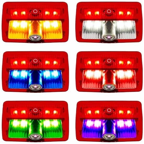 Proyector de coche grande 6 colores LED luz de puerta, lado del pasajero - Trux TLED-PL12P - Imagen 4 de 4