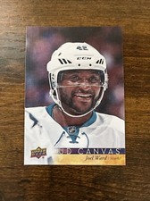 2017-18 Upper Deck Series 1 UD Canvas #C71 Joel Ward San Jose Sharks