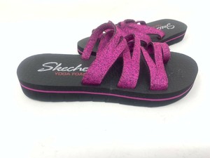 skechers purple sandals