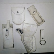 LOTTO FONDINA BIANCA E ACCESSORI POLIZIA  VIGILI URBANI DIFESA PERSONALE RARITA'