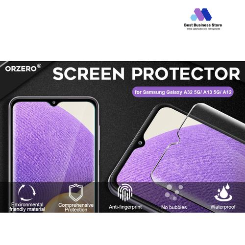 Lot 4 Protecteurs Écran Verre Trempé Samsung Galaxy A32 5G A13 5G Et A12 Dur 9H - Photo 2 sur 9