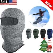 Winter Ski Balaclava Full Face Mask Windproof Fleece Neck Warm for Cold Weather