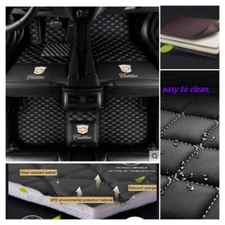 For Cadillac All Models Car Floor Mats Waterproof Front Rear Carpets Auto Mats