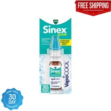 Vicks Sinex SEVERE, Nasal Spray with VapoCOOL, Ultra Fine 0.5 Fl Oz 15 ml 