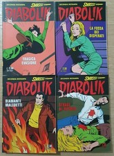 Lotto n. 4 Diabolik 2 Ristampa n. 264 266 267 268 anno 2016 Ed. Astorina