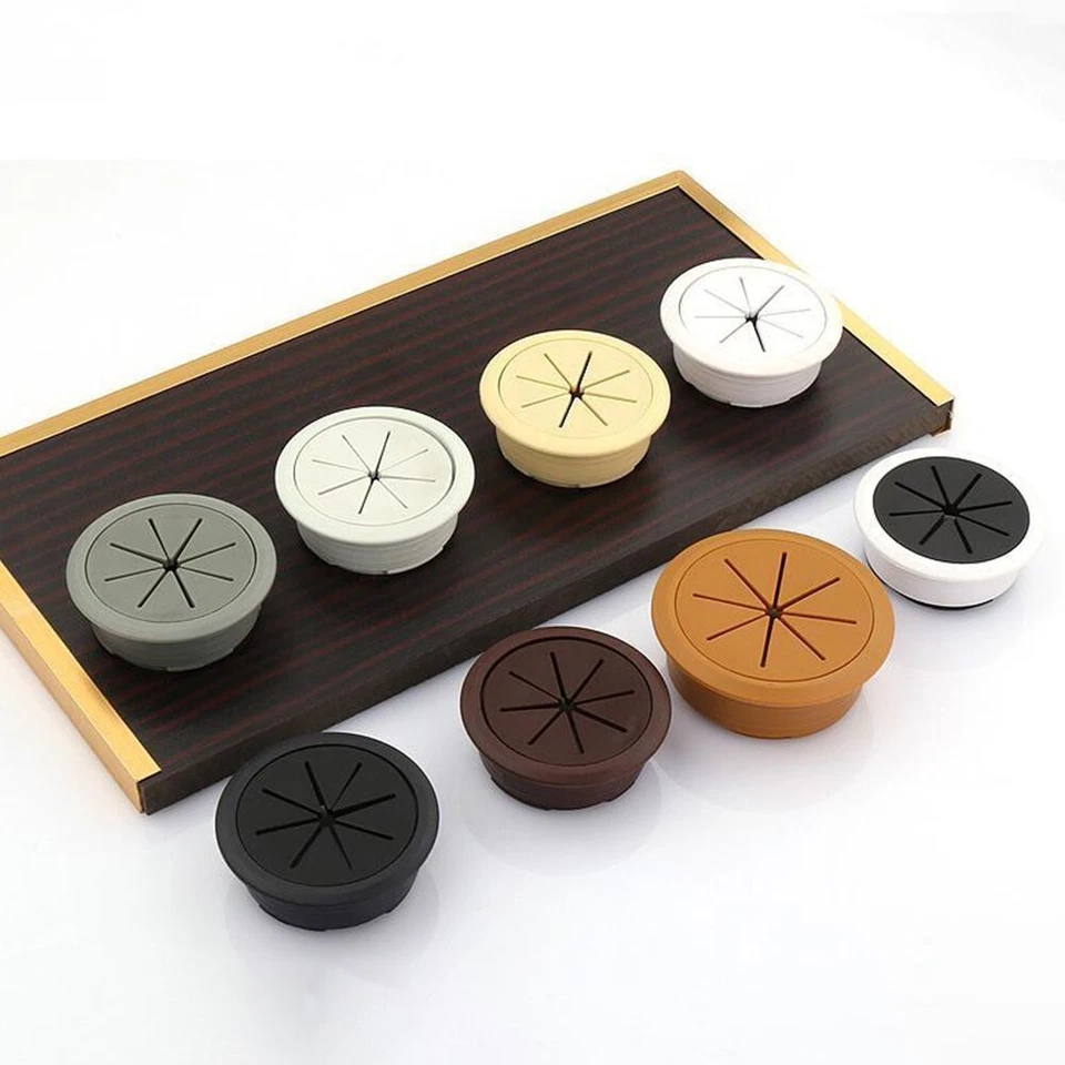 Kabellochabdeckung für Tisch Schreibtisch vereinfachen Kabelmanagement 80 mm Ö