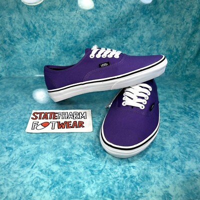 Vans Authentic Royal Purple Women’s Retro Low Top Canvas Skate Sneakers 