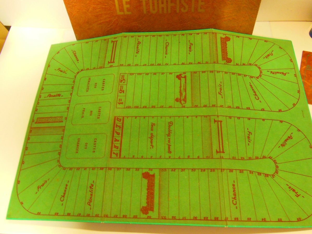 Ancien Jeu Le Turfiste par Le Derby présenté en valisette