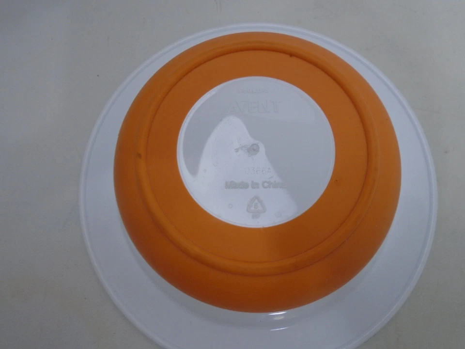 Philips Avent Cuenco para niños pequeños conejito zanahoria números sin BPA difícil de encontrar diseño descontinuado Foto 4 de 4