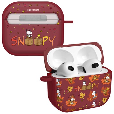 Peanuts Thanksgiving HDX Case Cover Compatible with Apple AirPods