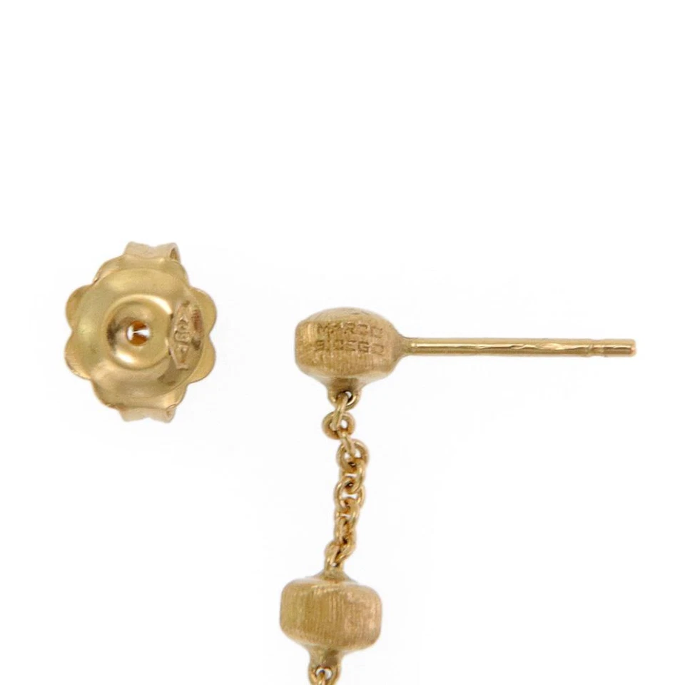 Marco Bicego Paradise Citrine Topaz 18k Yellow Gold Bead Dangle Earrings - Image 3 of 4