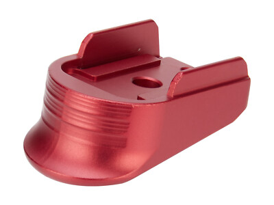 for Sig Sauer P365 .380 Magazine Plate Finger Extension Aluminum Anodized Red