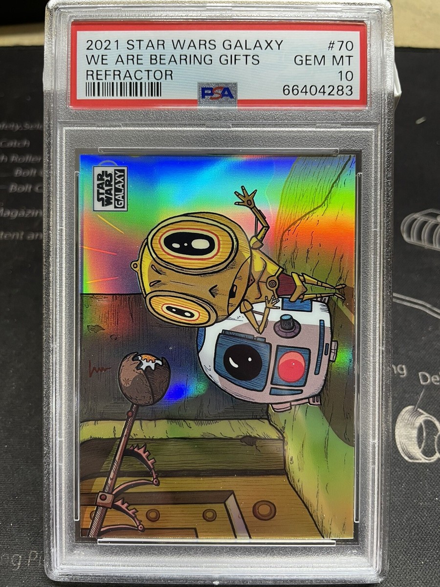Topps - 175枚限定 Star Wars Galaxy Chrome #70 2021 Topps Star Wars Chrome Galaxy #70 We Are Bearing Gifts