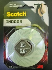 3M Scotch Indoor Double-Sided Mounting Tape 1/2 In X 80 In, Holds Up To 15 Lb