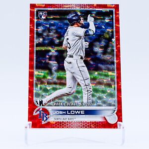 2022 Topps Update Josh Lowe RC Debut Red Foil /199 #US287