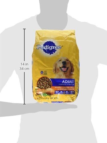 Pedigree Complete Nutrition Adult Dry Dog Food Roasted Chicken Vegetable 3.5 Lb