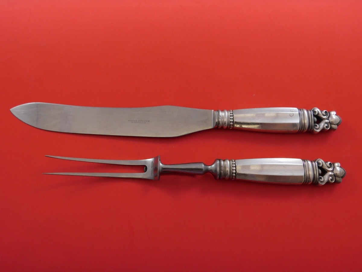 2本セット ジョージジェンセン アカンサス ナイフ スターリング