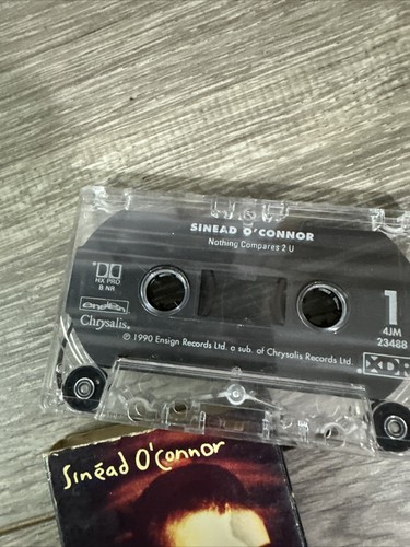 Sinead OConnor Nothing Compares 2 U Single Cassette Tape Cardboard - Picture 2 of 7
