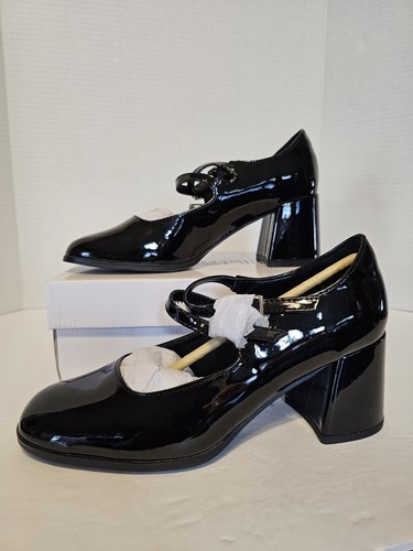 Dream Pairs Women Chunky Heels Double Buckle Strap Mary Jane Dress Shoes 9