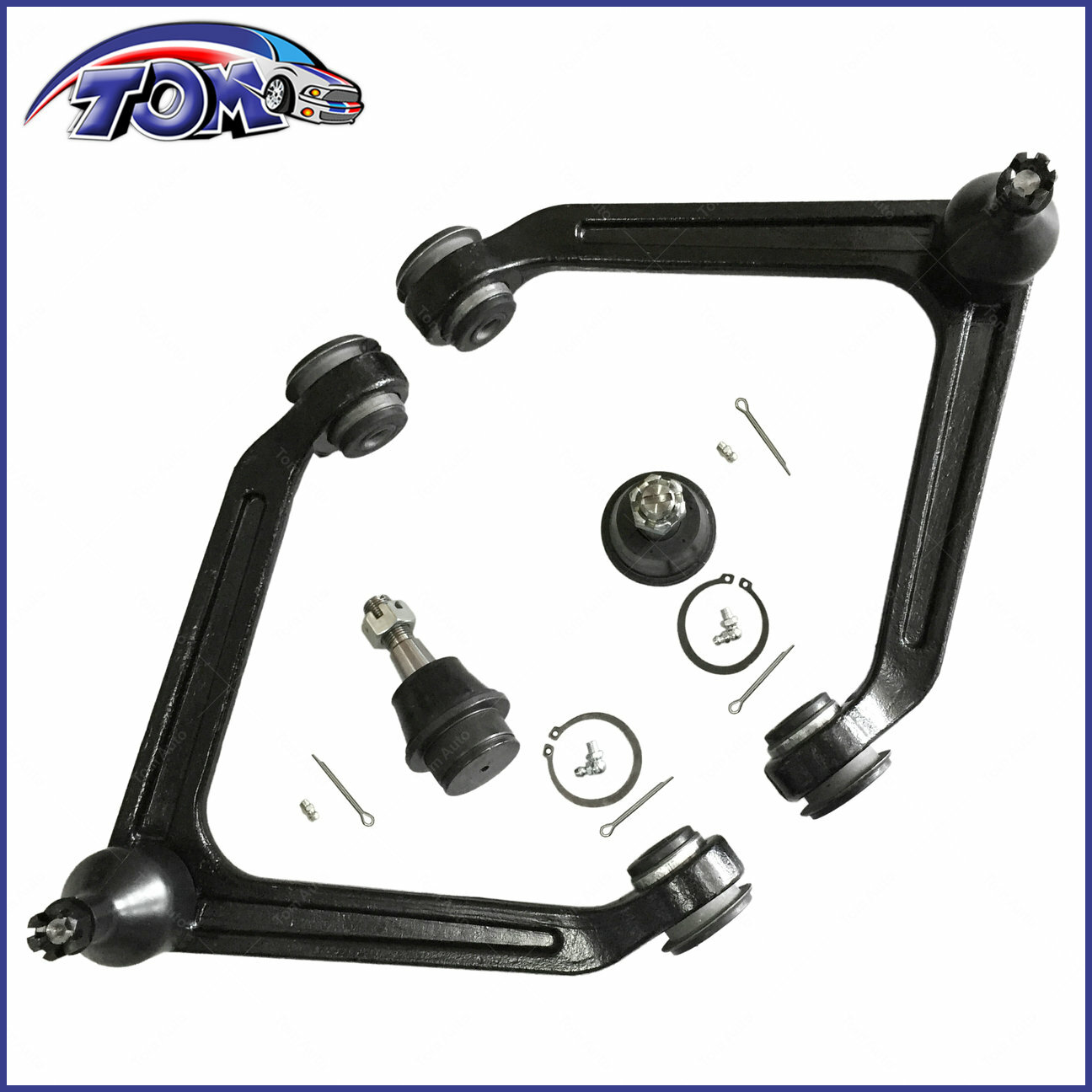 Brand New 2 Front Upper Control Arm Lower Ball Joints For 02-05 Dodge Ram 1500