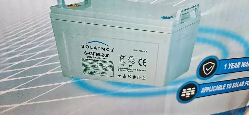 Batteria 200Ah 12V per impianti fotovoltaici foto 2